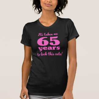 T-shirt 65ème anniversaire mignon pour les femmes