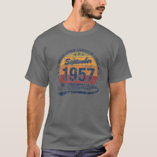 T-shirt 65Th Birthday Absolutely Awesome Vintage September