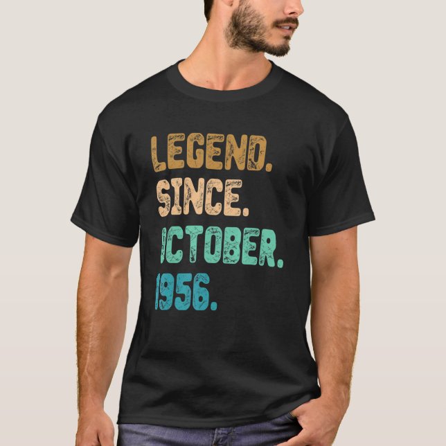 T-shirt 66 ans de légende depuis octobre 1956 66e annivers (Devant)