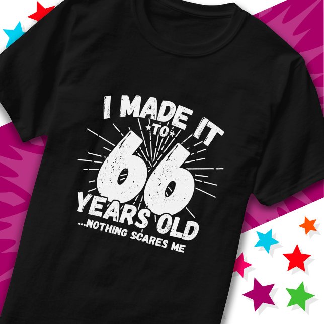 T-shirt 66 Ans Mème sarcastique vieux drôle 66ème annivers (Créateur téléchargé)