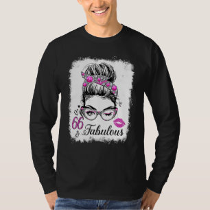 T-shirt 66 & Fabuleux depuis 1956 Anniversaire Reine 66 An
