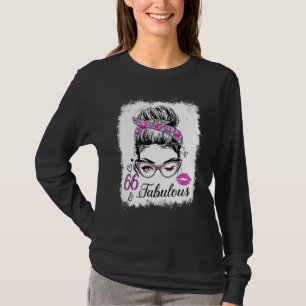 T-shirt 66 & Fabuleux depuis 1956 Anniversaire Reine 66 An