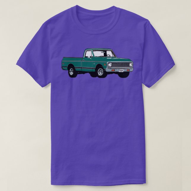T-shirt 6772 Camion C vert (Design devant)