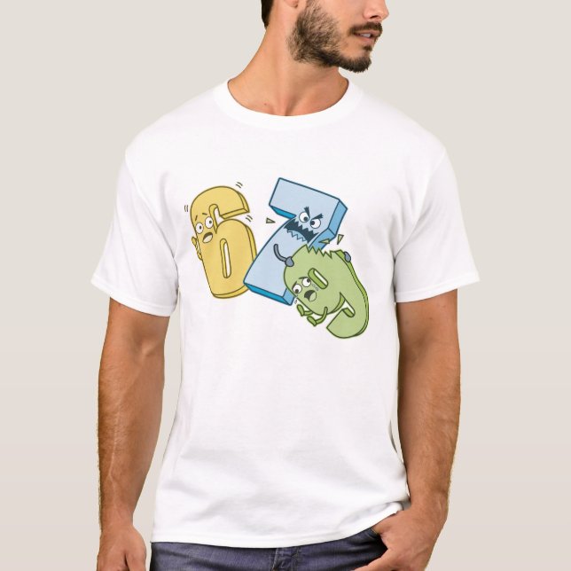 T-shirt 6789 - customisé (Devant)