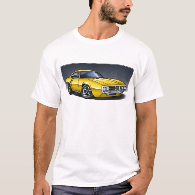 T-shirt 67_68_Firebird_Jaune (Devant)