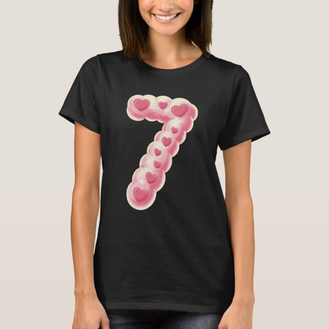 T-shirt 67 7 Kitschy Kawaii 67 Girls Bestie Cute Six Seven (Devant)