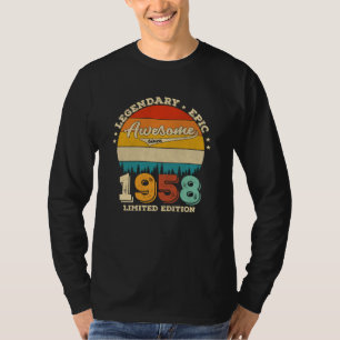 T-shirt 67 Ans Anniversaire 1958 Magnifique 67e anniversai