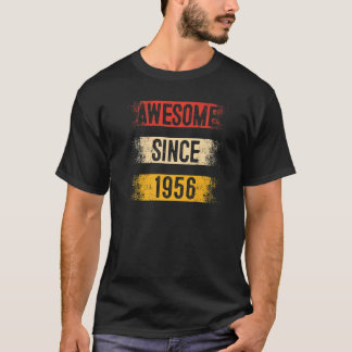 T-shirt 67 Ans Awesome depuis 1956 67e anniversaire