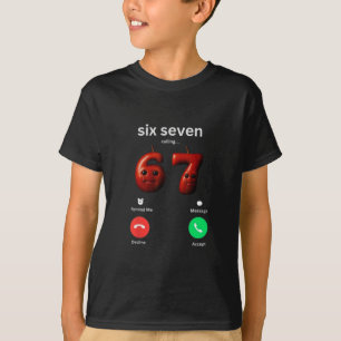 T-shirt 67 Appelle Drôle Mème 67 Silly Ai Pomme Brainro