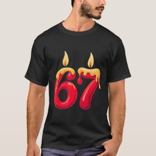 T-shirt 67 bougies de Noël