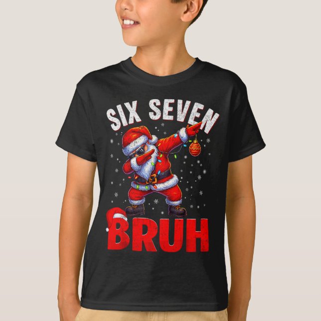 T-shirt 67 Christmas Bruh 6 7 Meme Pajamas Holiday Gen Alp (Devant)