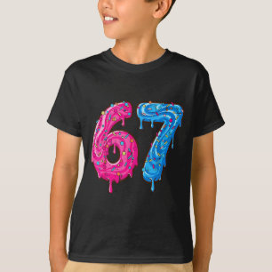 T-shirt 67 Costume Six Seven Mème Numéro 6 7 Sur Il Jeunes