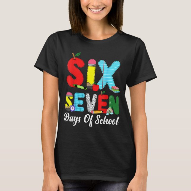 T-shirt 67 Days Of School Shirt Teacher Kids Funny 67 Meme (Devant)