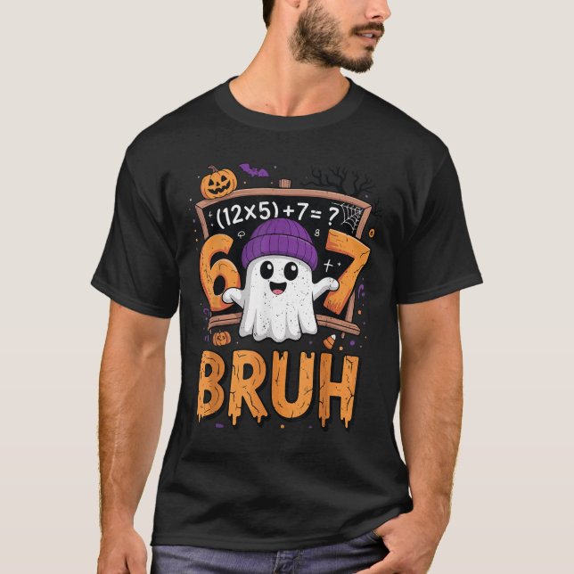 T-shirt 67 Déguisement de professeur de mathématiques pour (Devant)