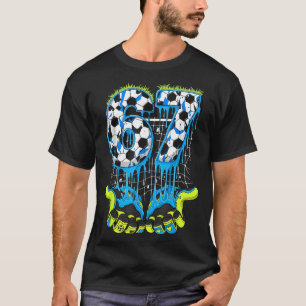 T-shirt 67 Drip Soccer Gen Alpha Argot Six Sept Mème 