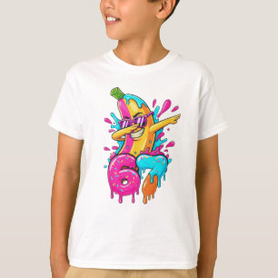 T-shirt 67 Drôle de baseball dabbant banane 6 7 glaçons
