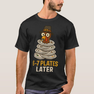 T-shirt 67 drôle de dindon de Thanksgiving 6-7 Mème Six Se