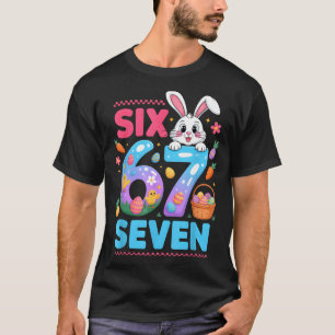 T-shirt 67 drôle six sept génération mème adorable lapin l