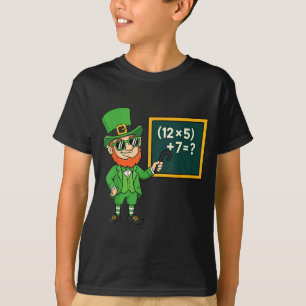 T-shirt 67 Drôle St Patricks Day Prof de Maths Meme Six Se