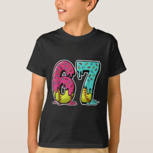 T-shirt 67 Glace au Gout Drip Softball Argot Gen Alpha Six