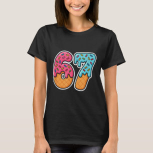 T-shirt 67 Glace Meme Drip Six Sept Argot Gen Alpha