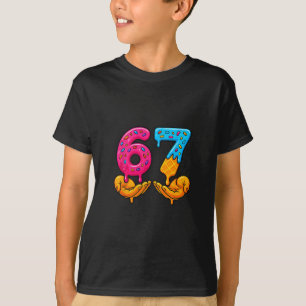 T-shirt 67 Glace qui dégouline Drôle 6 7 Six Sept Générati