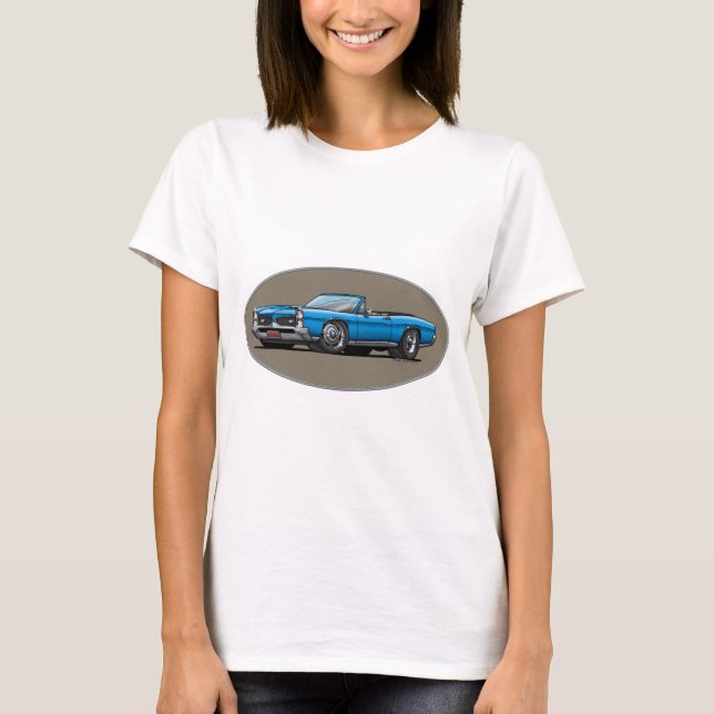 T-shirt 67 GTO_Blue_Convt (Devant)