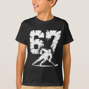 T-shirt 67 Hockey Cool Six Sept Génération Alpha Argot Hiv