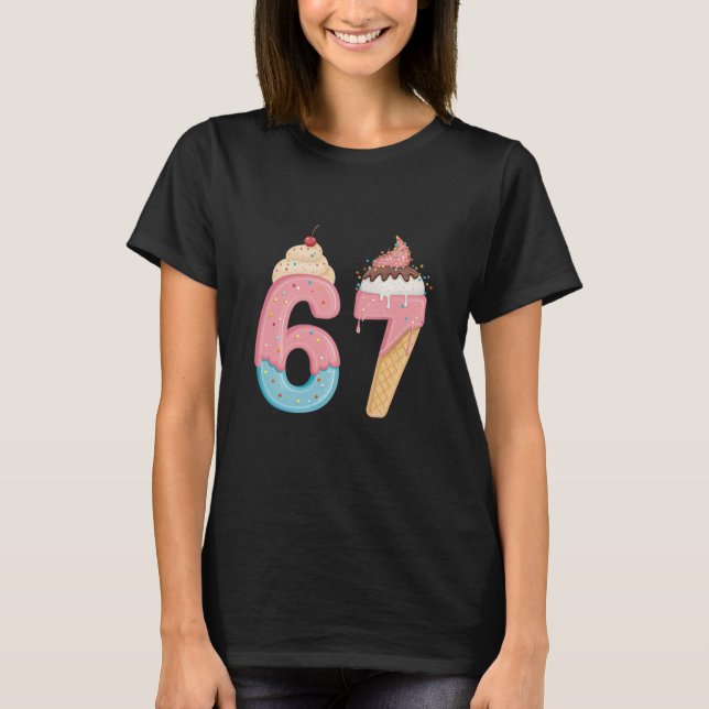 T-shirt 67 Ice Cream  (Devant)