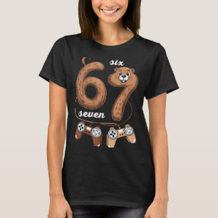 T-shirt 67 Jour de la marmotte Six Sept Mème Garçons Jeux