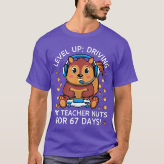T-shirt 67 jours de conduite Myeacher écureuil de jeu de g