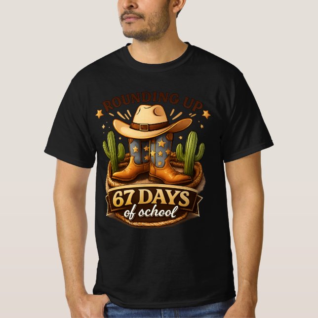 T-shirt 67 Jours d'École (Devant)