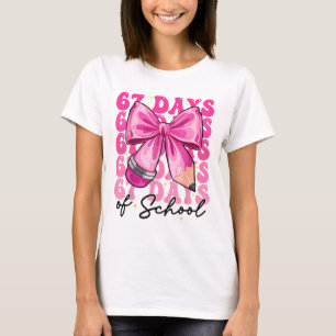 T-shirt 67 Jours D'école Coquette Bow Six Sept Mème Prof