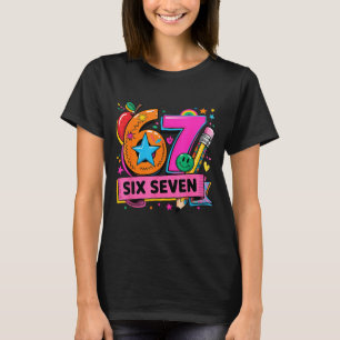 T-shirt 67 jours plus intelligents - Professeur arc-en-cie