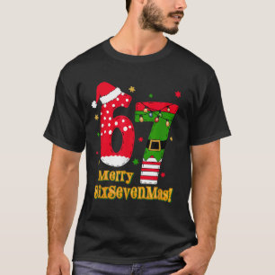 T-shirt 67 Mas Meme Canne de Bonbon Six Sept Enfants Homme