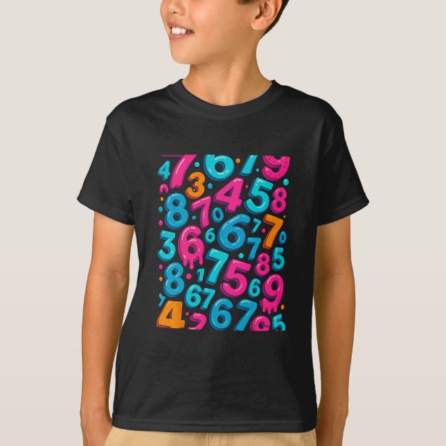 T-shirt 67 Meme Caché Tendance Gen Z Alpha Six Sept 6 7  (Devant)