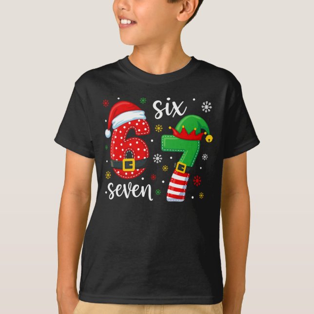 T-shirt 67 Meme Christmas (Devant)