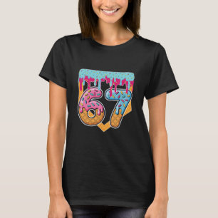 T-shirt 67 Mème de la goutte de glace Gen Alpha Six Seven