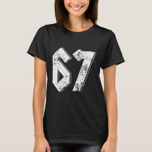 T-shirt 67 Mème Drôle Six Sept Mème 6 7