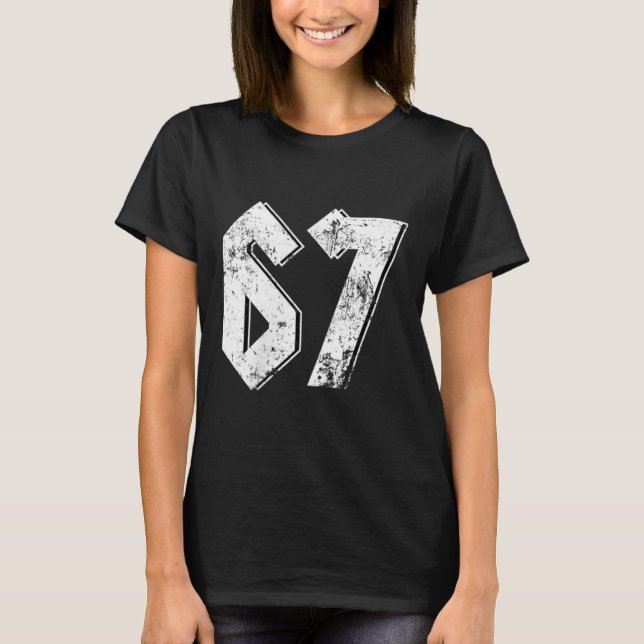 T-shirt 67 Mème Drôle Six Sept Mème 6 7  (Devant)