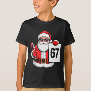 T-shirt 67 Meme Drôle Six Sept Noël Pour Hommes Femmes Ki