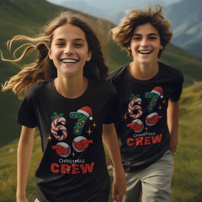 T-shirt 67 Mème “Équipe de Noël” (Créateur téléchargé)