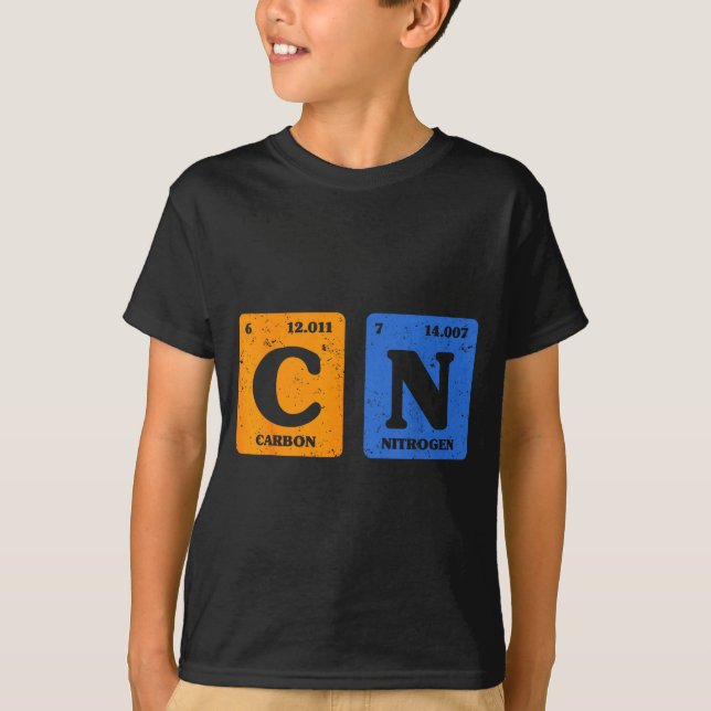 T-shirt 67 Meme Funny Teacher Science Periodic Table Retro (Devant)