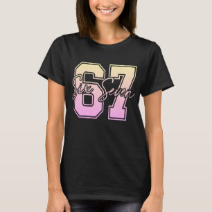T-shirt 67 Meme - Graphique du numéro viral drôle 