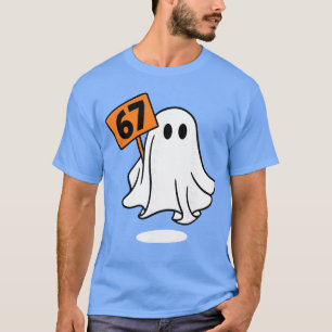 T-shirt 67 Meme humour 67 drôle SixSeven fantôme Halloween