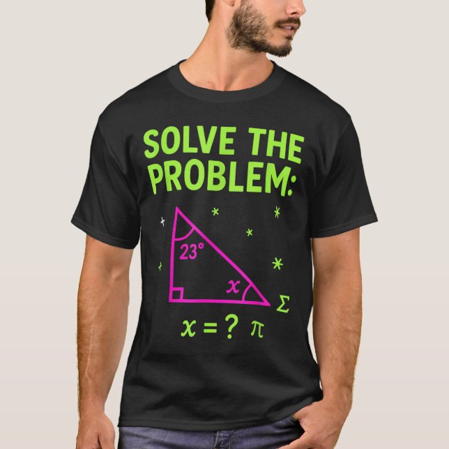 T-shirt 67 Mème Math Résoudre Le Problème Drôles Enseignan (Devant)
