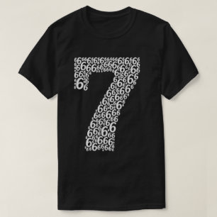 T-shirt 67 Mème Numéro Sept Fait de Six