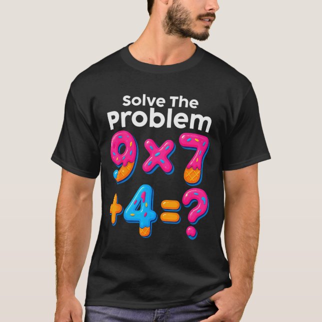 T-shirt 67 Meme Prof de Maths Crème Glacée qui Dégouline 6 (Devant)