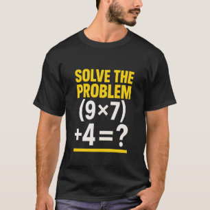 T-shirt 67 Meme Prof de Maths Drôle École 6-7 Pourriture d