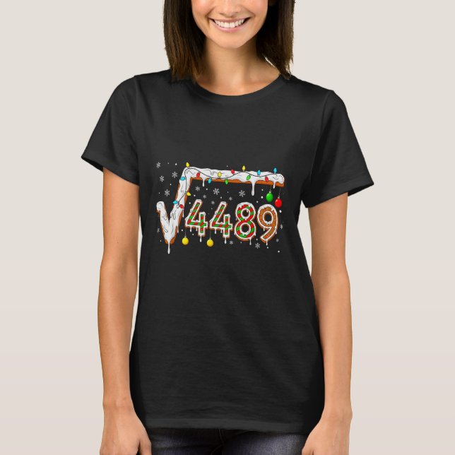 T-shirt 67 Meme Racine Carrée 4489 Argot Prof de Maths Drô (Devant)